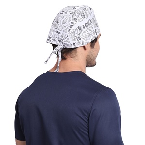 Professional Men <b>Scrub</b> <b>Cap</b> Cotton Surgical Doctor Nurse Adjustable Medical Operating Room Hat Hospital Work <b>Cap</b> Supplier - Product Image 5