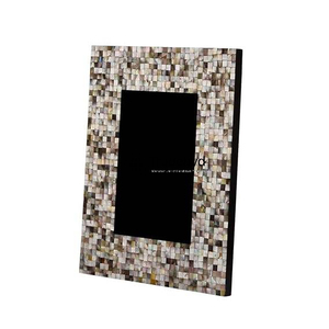 Marco de Fotos Rectangular de Nácar de Primera Calidad al por Mayor, Hecho a Mano, Acabado Brillante, Diseño Creativo, Opciones de Color para Escritorio - Product Image 2