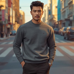 Pull en tricot à col en V pour homme, doux, décontracté, confortable, classique, fabrication OEM, vente en gros - Product Image 3