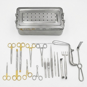Ensemble professionnel d'instruments de chirurgie plastique en acier inoxydable pour lifting du visage et du front - Product Image 1