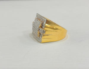 Anillo Unisex de Plata de Ley 925 Chapado en Oro y Rodio, Estilo Hip Hop, con Incrustaciones, para Compromiso, Boda, Aniversario, Regalos para Fiestas - Product Image 4