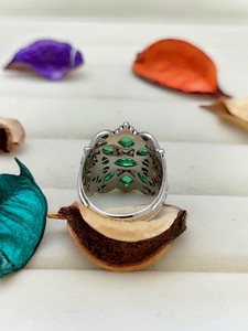 Anillo de Cuarzo Arcoíris Caribeño, Joyería de Piedras Preciosas Naturales, Anillo Colorido y Elegante, Hecho a Mano, Estilo Boho, Regalo para Mujer - Product Image 2