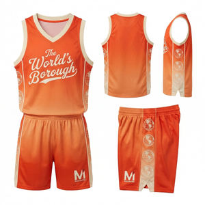 Conjunto de Uniforme de Baloncesto Estilo Urbano, Jersey y Pantalones Cortos, Malla Transpirable, Ropa Deportiva para Equipos, Maluza Industries - Product Image 6