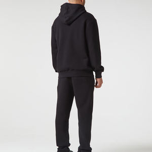 Pantalones Deportivos de Felpa con Capucha 2 en 1 para Hombre, de Algodón Negro, con Cierre de Cordón, Estilo Casual, con Bolsillos Laterales, para Otoño - Product Image 2