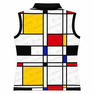 HANDSCHUHE Camiseta Polo Unisex de Bloques de Color, Manga Corta, con Botones, Ligera, Transpirable, de Secado Rápido, Informal, Deportiva, para Golf, 100% - Product Image 3