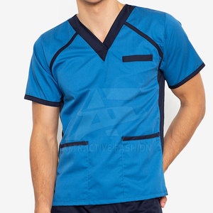 Diseño moderno y ajustado para entornos profesionales. Uniforme médico para hombre que proporciona comodidad duradera. Uniforme médico para hombre. - Product Image 4