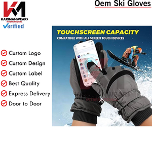 <b>Waterproof</b> Ski <b>Gloves</b> <b>Thermal</b> Snowboard <b>Gloves</b> with Grip Palm for Winter Sports OEM Manufacturer Private Label Wholesale - Product Image 5