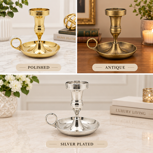 Classic <b>Tall</b> Brass Candlestick Holder Handmade Taper Candle Stand Long Stem <b>Table</b> Decor Wedding Centerpiece Wholesale Supplier - Product Image 4