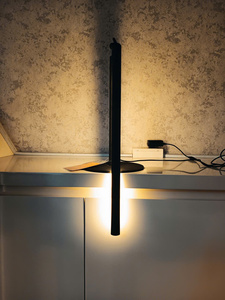 Modern metal LED 10W <b>table</b> lamp with push dimmer and 330-degree rotation. - Product Image 6