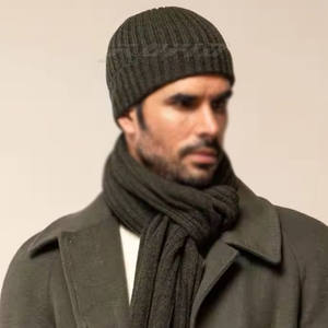 Bonnets d'hiver pour hommes, en tricot, chauds, décontractés, pour l'extérieur, streetwear, couvre-chef de tous les jours, bonnets d'hiver en tricot pour hommes - Product Image 2