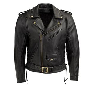 Nouvelle arrivée Veste de motard classique personnalisée pour hommes Design en cuir de course à la mode pour la moto d'été et d'hiver Option grande taille - Product Image 1
