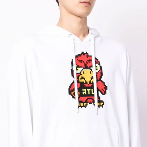 Sweat à capuche brodé pour homme - 100% coton molletonné anti-plis, design entièrement personnalisé, style pull - Product Image 5