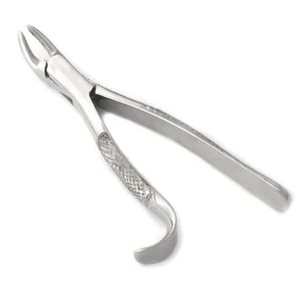 Forceps d'extraction dentaire # 83 Mâchoires dentées manuelles, poignée ergonomique, instrument d'extraction des dents supérieures et inférieures en acier inoxydable - Product Image 3
