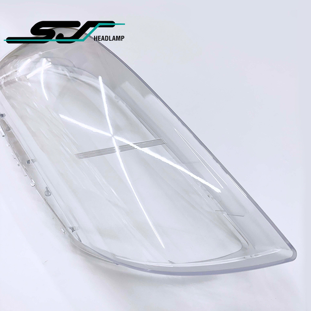 New for S80 Striped Headlight Lens Replacement 12V Transparent High Quality Polycarbonate Material 6 Months Warranty-Premium