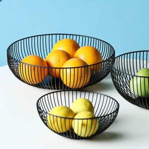 Panier à fruits élégant en métal pour comptoir de cuisine, support à fruits décoratif pour table à manger, rangement domestique - Product Image 4