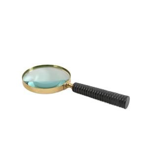 แว่นขยายขอบทองงานฝีมือ ด้ามจับทำจากเขาควายแท้ สไตล์ยุคกลาง แว่นขยายโบราณ สินค้ามาใหม่ - Product Image 1