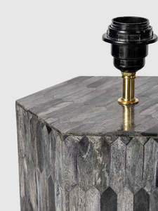 Luxury Handmade <b>Art</b> <b>Deco</b> Bone Inlay Table Lamp with Customized Shape for Bedroom Home Decor - Product Image 4