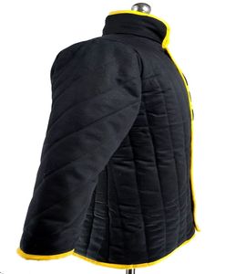 Gambesón Negro Medieval Hecho a Mano de Alta Calidad, Abrigo de Algodón de Manga Larga Unisex para Adultos, para Halloween, Navidad y Pascua - Product Image 3