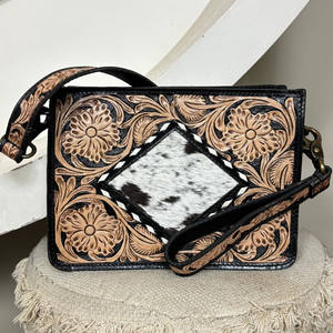 Nouveau Sac Bandoulière en Cuir Véritable Façonné à la Main Style Western avec Sangle Réglable – Petit Sac à Main en Cuir de Vachette de Luxe Personnalisé et Populaire - Product Image 5