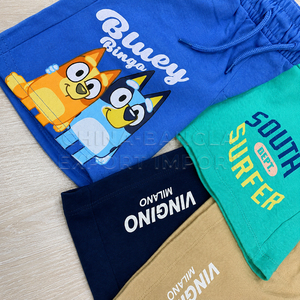 Lot de shorts en molleton de coton éponge pour enfants, taille élastique, doux et tricotés, prêts à être expédiés, approvisionnement en gros du Bangladesh - Product Image 6
