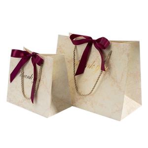 Custom Printed Logo Jewelry Gift Bags with Ribbon Handle Luxury <b>Paper</b> <b>Packaging</b> Bags for Shipping & Boutique Jewelry Boxit.pk - Product Image 6