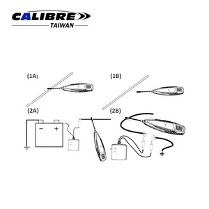 Testeur de batterie sans fil certifié CE TAIWAN CALIBRE avec écran LCD, détecteur de circuit court/ouvert automatique, traceur, sonde DC 6-42V - Product Image 4