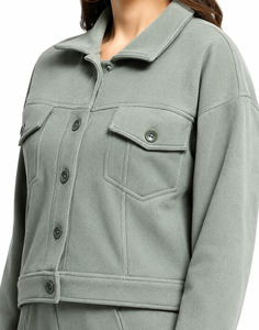 Conjunto Deportivo para Mujer, Fabricante de Marca Privada Personalizada, Traje Deportivo Premium, Proveedor de Fábrica de Ropa Deportiva, Conjuntos Deportivos de Algodón - Product Image 3