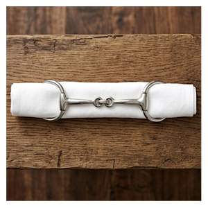 Horse Bit Napkin Ring For Parties Food Grade Eco Friendly <b>Cloth</b> Napkin Holder Serveitte Tissue Ring Equestrian Style - Product Image 2