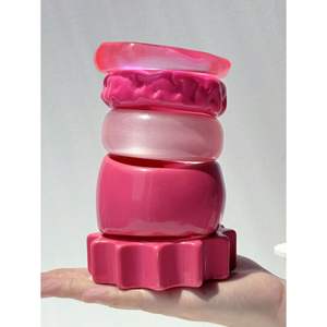 Pendientes de Resina Étnicos de Diseño para Mujer, Hechos a Mano, Joyería de Moda Etérea - Product Image 1