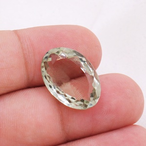 Wholesale Natural Oval Cut Green <b>Amethyst</b> 24x17mm 25ct Faceted Loose Gemstone Memoria Jewels - Product Image 3