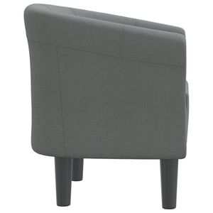 Fauteuil gris foncé pour salon - Product Image 4