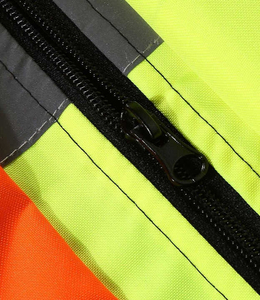Reflective Hooded Canvas Winter <b>Jacket</b> High Visibility Water Resistant Night Vision Safety Waterproof Construction <b>Worker</b> Men's - Product Image 6