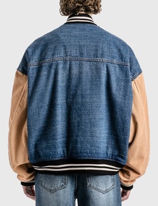 Wear Men's Classic <b>Denim</b> Jacket Solid Color Turn-down Collar Button Closure Washed Cotton <b>Denim</b> Outerwear <b>Coats</b> - Product Image 5