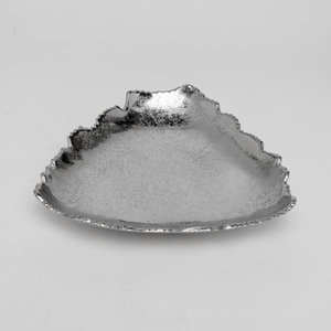 Decorative <b>Metal</b> Silver Dish Handmade <b>Bowls</b> For Fruits Snacks Serving Table Display <b>Metal</b> <b>Bowl</b> Modern Design Home Decor - Product Image 4