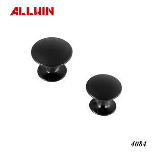 Mushroom Shape Black Furniture Handles Knob Drawer Cabinets for Kitchen Bedroom Living Room Home Bar Outdoor Warehouse - Product Image 2