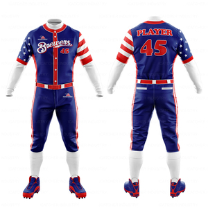 Custom High-quality Olive Green Polyester Baseball Uniform-Professional Full <b>Button</b> Jersey Patterned Sleeves <b>White</b> Pants Set - Product Image 1