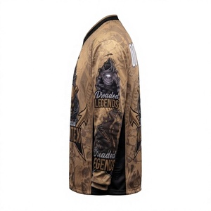 เสื้อทีมแบบสั่งทำพิเศษสำหรับการพิมพ์ลายแบบ Sublimation ระบายอากาศได้ดี บุตาข่าย แขนยาว ชุดยูนิฟอร์มทีม OEM ชุดกีฬา VANTEX SPORTS - Product Image 2