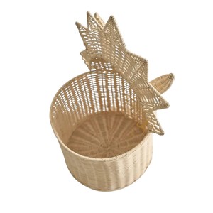 Cesta de Almacenamiento de Mimbre con Tapa, Diseño de Dinosaurio, Organizador de Juguetes de Triceratops, Cesto para Guardar Cosas de Bebé, Estilo Natural - Product Image 2
