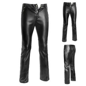 Pantalones de Cuero para Hombre, Diseño Elegante y Cómodo, Pantalones de Cuero Duraderos de Estilo Moderno - Product Image 2