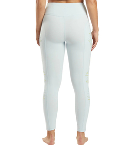Custom Designed Spandex Polyester Women's Yoga Leggings Unique Style Elastic Waist Mid-Waist <b>Pants</b> - Product Image 3