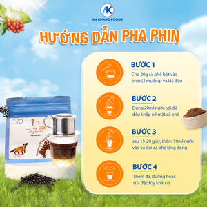 กาแฟโรบัสต้าเวียดนาม ผลสุกเต็มเมล็ด บรรจุถุง 0.25 กก. กระบวนการเปียก KHANG ปรับแต่งได้ 100% เมล็ดกาแฟออร์แกนิกสีเขียว ตัวอย่าง - Product Image 3