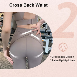 Leggings de yoga sans couture taille haute pour femmes, pantalons de sport extensibles, doux, respirants, effet ventre plat, vêtements de fitness - Product Image 5