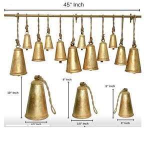 Campanas Decorativas Multicolores, Campanas Abiertas para Manualidades, Campanas para Decoración de Árboles de Navidad - Product Image 4