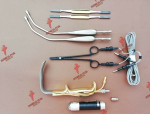 Fuente de luz de fibra óptica de calidad premium Ferriera Retractor, pinza bipolar y raspador nasal TC CE - Product Image 5