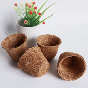 Eco Coconut Fiber Seedling Pot - Natural Biodegradable Growing Container for Horticulture <b>Plants</b> - Product Image 3