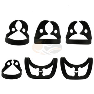 คลิปหนีบฟันแบบเคลือบพรีเมียม 6 ชิ้น พร้อมยางกั้นน้ำลาย อุปกรณ์ดึงเนื้อเยื่ออเนกประสงค์ เพื่อการแยกส่วนที่แม่นยำ จับถนัดมือ ทนทาน - Product Image 6