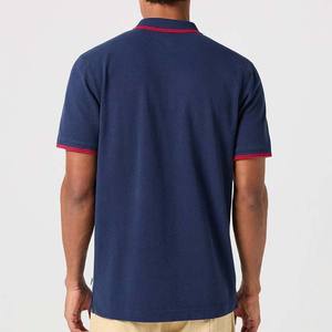 Camisa de Golf 100% Algodón con Bordado Frontal, Camisa de Negocios para Hombre de Secado Rápido, Manga Corta, Diseño de Logotipo Personalizado, 210g, Nueva Llegada, Última Moda - Product Image 1