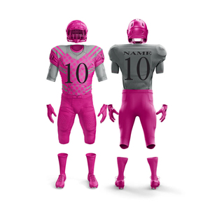 ชุดเสื้อฟุตบอลอเมริกันแบบ OEM สั่งทำพิเศษสำหรับผู้ชาย สีเหลืองขาว คอวี แขนสั้น ระบายเหงื่อได้ดี ทรงพอดีตัว สำหรับผู้ใหญ่ ใช้ได้ทุกฤดู - Product Image 2