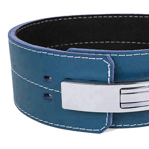 เข็มขัดยกน้ำหนักหนังวัวแท้แบบมีโลโก้สีตามสั่ง ป้องกันการลื่น พร้อมหัวเข็มขัดแบบคันโยก สำหรับออกกำลังกาย ซิทอัพ ยกน้ำหนัก รองรับเอว ออกกำลังกายเพื่อเพิ่มพลัง OEM ODM - Product Image 6