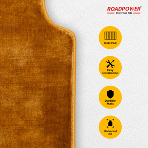 Alfombrillas Universales para Auto ROADPOWER (RP-MAT-130), Color Negro Premium, Resistentes, Impermeables y Fáciles de Limpiar - Product Image 5